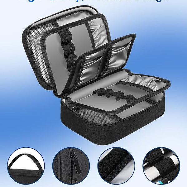 Large Insulin Cooler Travel Case (4 x 160g Ice Packs)