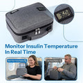Insulin Cooler Travel Case with Temperature Display (5 x 160g Ice Packs)