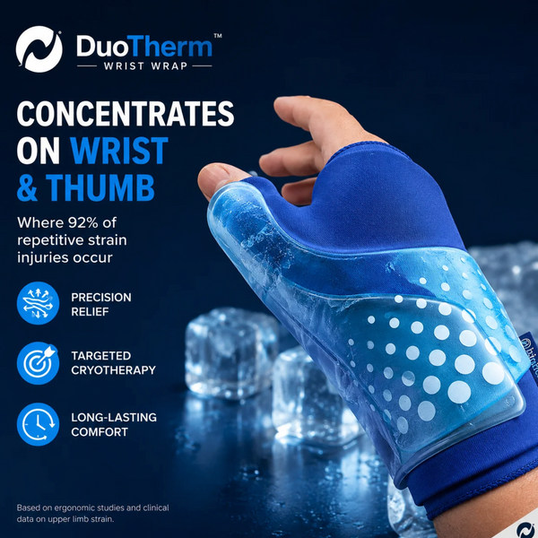 DuoTherm Wrist Wrap - Heat. Cool. Recover.
