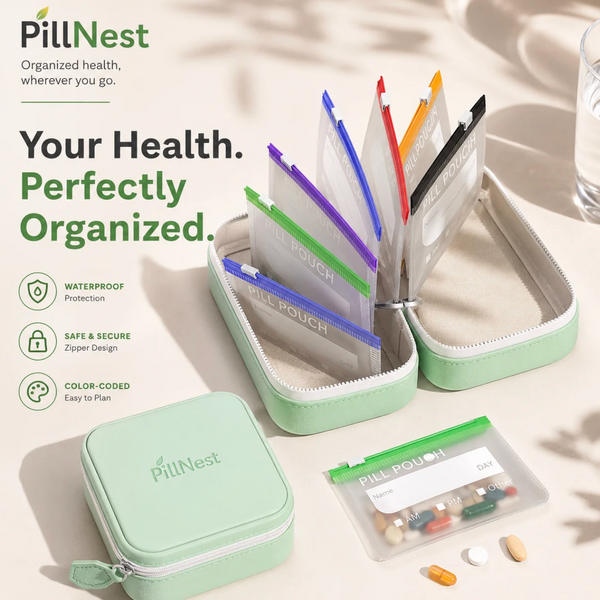 PillNest - Organized health, wherever you go.